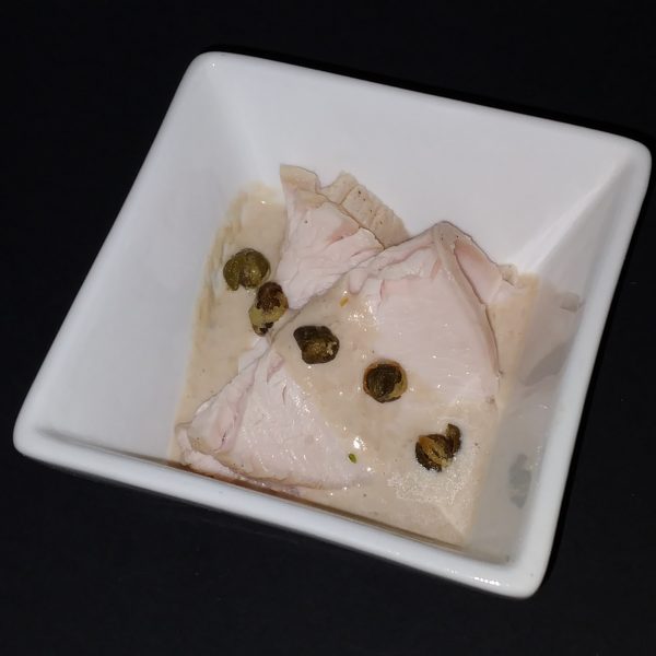 "Vitello Tonnato" von der Putenbrust mit Tunfischsauce