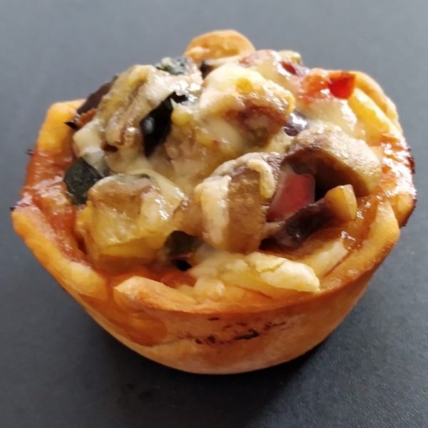 Pizza-Muffin Grillgemüse-Olive