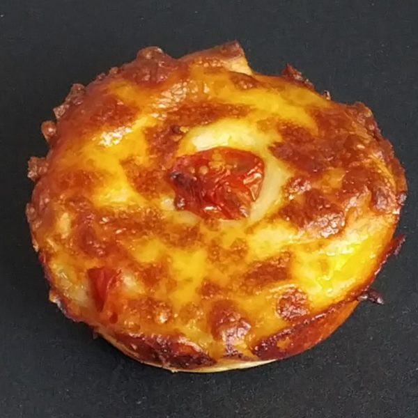 Pizza-Muffin Tomate-Mozzarella