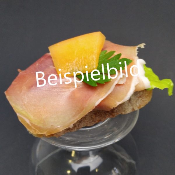 Cocktail-Canapés mit Bresàola Rinderschinken und frischer Feige